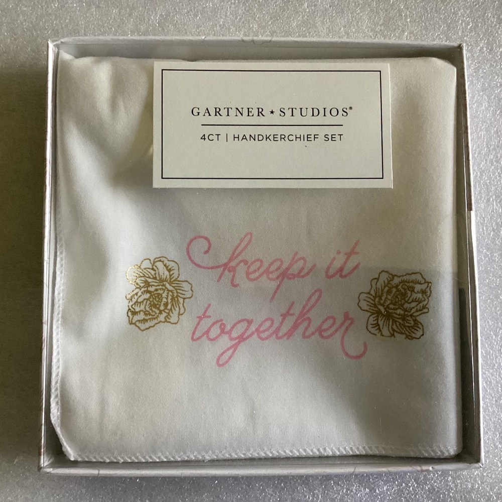 Lot of 3 Gartner Studios 4 CT. Handkerchief Set New In Box